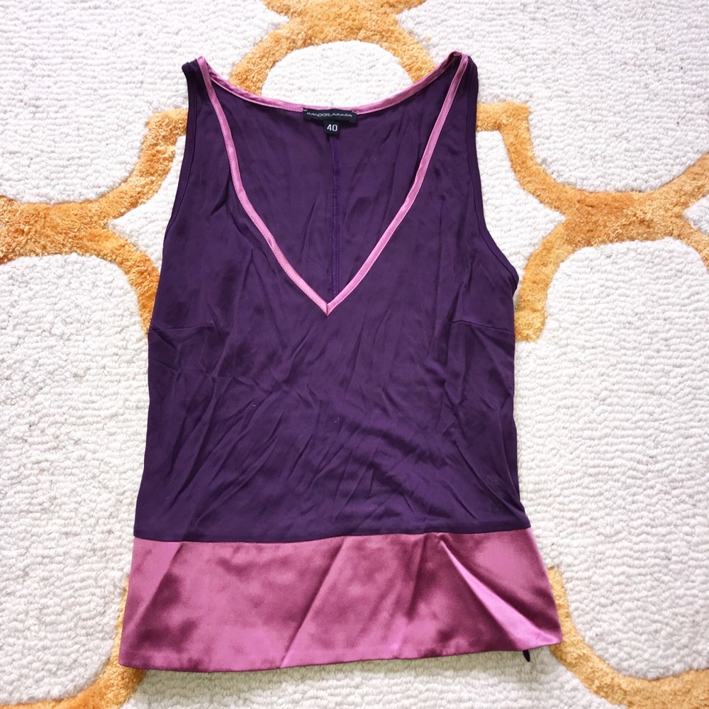 Pink And Purple Mandorlamara Top